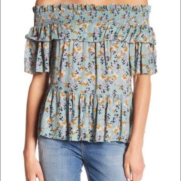 William Rast Tops - 🔥Arabella green new romantic flo top.🔥